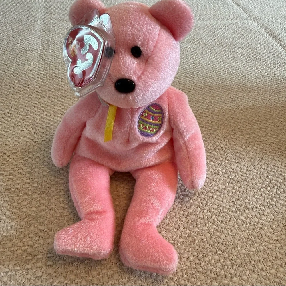 Ty Pink Easter Bear Plush Duo‎